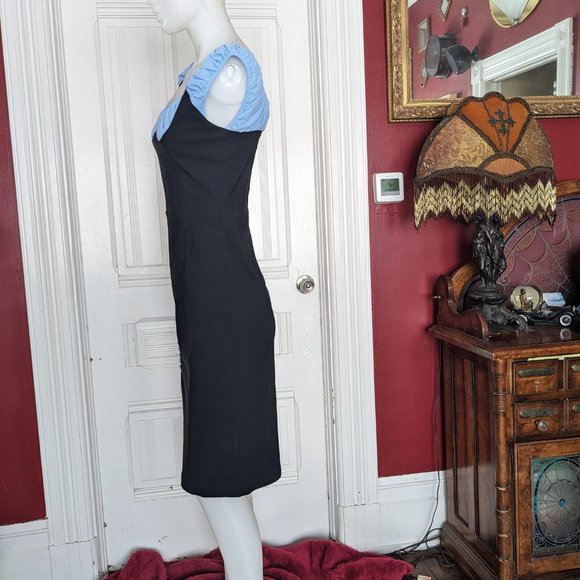 Bettie Page Clothing Retro Wiggle Dress NWT - Picture 2 of 14